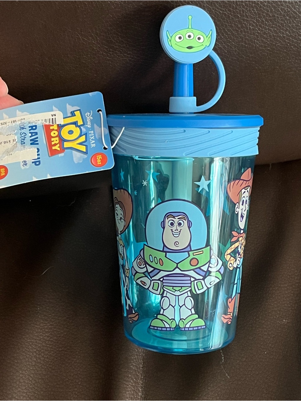 Disney Toy Story Blue Kids Straw Cup